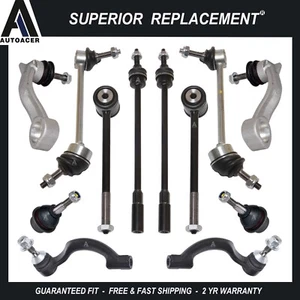 Front & Rear Suspension Sway Bar Links, Tie Rods & Ball Joint Kit 12p for Jaguar - Picture 1 of 10