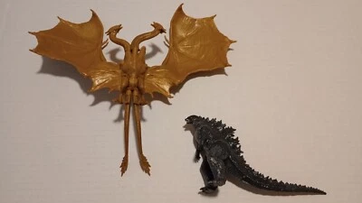 Godzilla King of Monsters & King Ghidorah Figure Jakks Pacific 6" Missing Head - Image 1 of 2