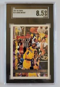 1997 98 Topps #171 Kobe Bryant Los Angeles Lakers SGC 8.5 NM-MT+