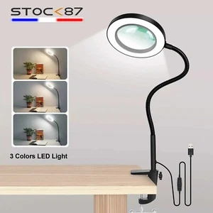 2099# loupe x5 avec éclairage LED - maquette, modélisme, électronique, bijoux.. - Imagen 1 de 5