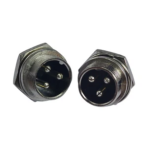 3 pins Aviation Plug Air Connector 16-3P Male fit Plasma Cutting 2PK - Picture 1 of 3