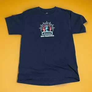 Escape From New York San Francisco Pizza Parlor schwarzes T-Shirt Medium NY Bay Area - Bild 1 von 6