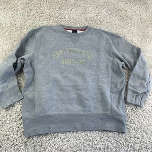 gap youth boys size 10 crewneck sweatshirt pullover gray - Picture 1 of 5