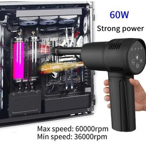 60000 RPM Cordless Air Duster Compressed Air Blower Electric Wireless Air G LOVE - Afbeelding 1 van 13