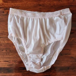 Sheer Vintage Fruit Of The Loom Nylon Panties Womans 6 Pink Underwear - Picture 1 of 6