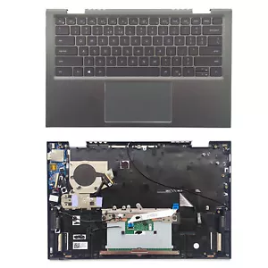Green Palmrest Backlit Keyboard 0VJ2PX For Dell Inspiron 14 5410 7415 2-in-1 US - Picture 1 of 7