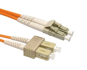 5M OM2 50/125 Lc-Sc Dlx 2.8mm Fibre Optique Câble - Orange GB - Photo 1/1