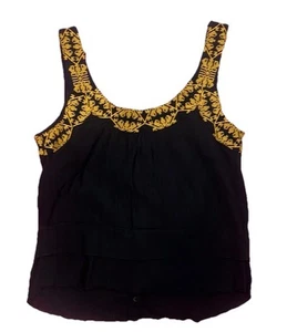 Camiseta sin mangas Patterson J Kincaid Original bordada con botones para mujer talla XS - Imagen 1 de 6