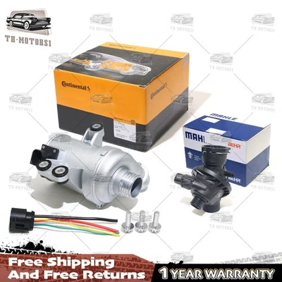 Continental Electric Water Pump & Thermostat for BMW 335i 640i 535i X4 X3 X5 X6 - Image 1 of 4