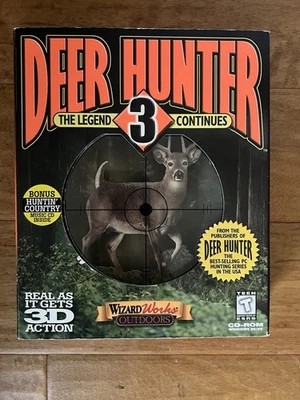 Deer Hunter 3 The Legend Continues Big Box PC Windows 95 98 - NEW SEALED - Image 1 of 4