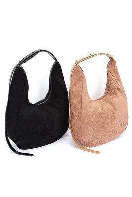 Bolso de hombro de gran tamaño de gamuza sintética Foto 1 de 4