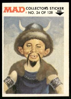 1983 MAD Magazine Collectors Sticker Fleer Alfred E Neuman VTG #24 - Image 1 of 2