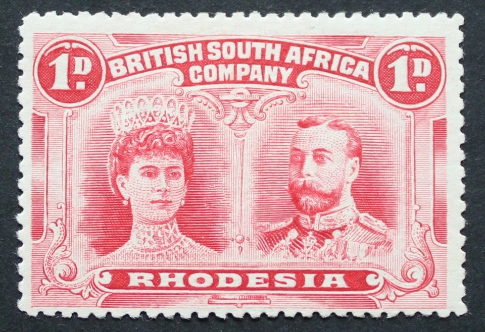 Rhodesia Double Head One Penny SG 123 mint - Image 1 of 1