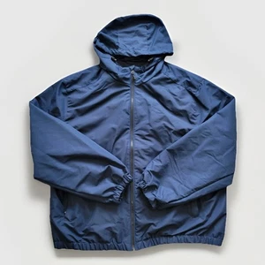 Ozark Trail men's windbreaker Jacket Size 3XL blue Zip Pockets Hooded - Picture 1 of 5