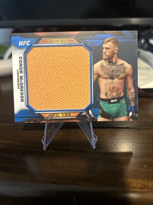 UFC Topps Knockout UFC 194 Conor Mcgregor vs  Jose Aldo  Jumbo Fight Mat  /50  - Image 1 of 4