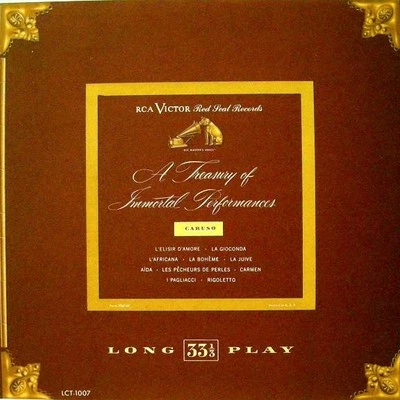 Enrico Caruso, A Treasury Of Immortal Performances, Vinyl LP - Image 1 of 4
