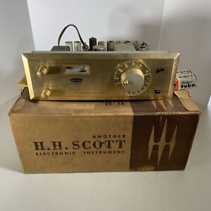 Mint Scott FM Type 310-C Tube Tuner WITH BOX