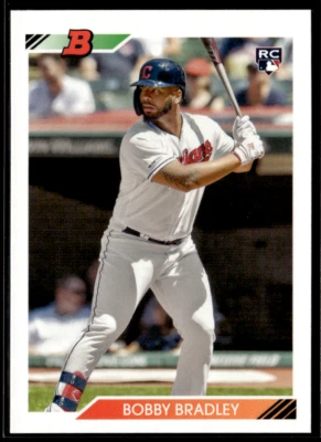 2020 Bowman Heritage #20 Bobby Bradley RC Indians Rookie - Image 1 of 2