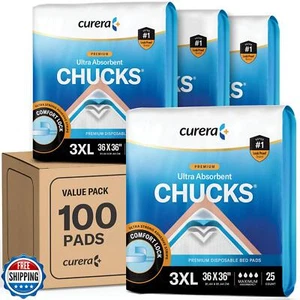 Mandriles Curera Premium Almohadillas Desechables 36”x36” [100 unidades] Ultra Absorbidas - Imagen 1 de 5