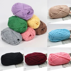 100 g Elegante Hilo para Tejer a Mano Grueso Hilo de Crochet Tela Bolso Artesanal - Imagen 1 de 44
