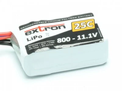 Extron - LiPo X2 800mAh 3S 11,1V - 25C - Bild 1 von 2