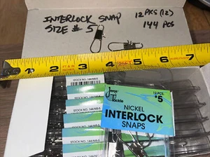 Jeros Nickel Interlock Snaps Size 5 144 PCs. Lot #429 - Picture 1 of 1
