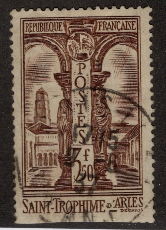 France Scott 302 Used Cut at bottom - faulty - CV 4.25$ - Image 1 of 1