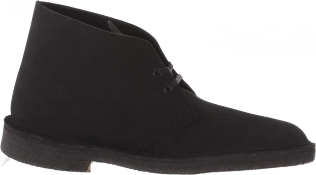 Clarks Men's Desert Boot Black Suede - Size 9 (26155480)