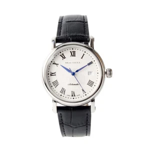 Seagull Roman Numerals Guilloche Onion Crown Blue Hands Automatic Men's Watch - Picture 1 of 6