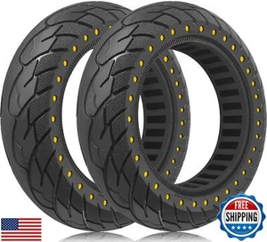 GYL 10 Inch Solid Tire: 60/70-6.5 Scooter Tires Replacement for Ninebot Max, - Picture 1 of 5