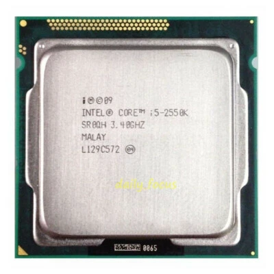 Intel Core i5-2550K 3.4 GHz LGA1155 4cores 4 threads CPU Processor 6 MB - Image 1 of 4