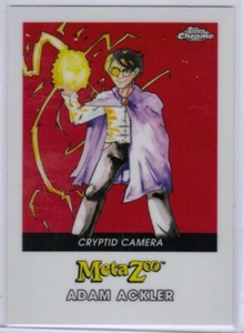 2022 ADAM ACKLER TOPPS CHROME METAZOO #74-F FIRST SIGHTING CRYPTID CAMERA!! - Picture 1 of 2