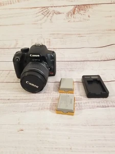 Canon EOS Rebel XS DS126191 Black Digital DSLR Camera w/ 18-55mm Lens For Parts - Picture 1 of 8