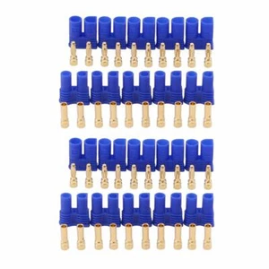 10 Pairs AMASS EC2 Connector Plug for RC Car Plane Helicopter Battery Lipo ESC - Picture 1 of 10
