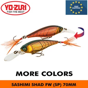 SEÑUELO DURO DE PESCA YO-ZURI SASHIMI SOMBRA FW SP COLGANTE CAMALEÓN 70MM 9.5G - Imagen 1 de 19