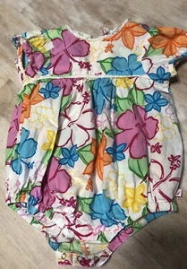 INFANT GIRLS NAUTICA Flower Design Romper 3/6 MOS - Picture 1 of 3