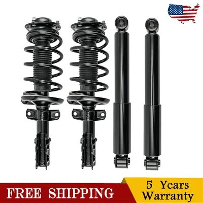 4x Front Rear Complete Struts Shock Kit For Chevrolet HHR Cobalt Pontiac Pursuit - Imagem 1 de 4