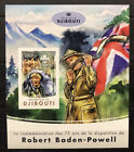 Robert Baden Powell / Scouting / British Flag on stamps S/S Imperf. MNH** Del.9