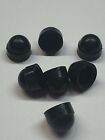 10 x M5 Black Dome Bolt Nut Protection Caps Covers Exposed Hex 8mm Spanner