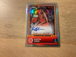 2024 Topps Chrome McDonald's All American Karter Knox McDonald's Logo Auto 64/75 - Picture 1 of 2