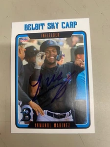 Ynmandi Marinez Signed Card 2023 Beloit Sky Carp Ip Auto - Picture 1 of 1