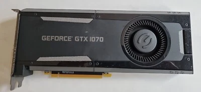 EVGA GAMING GeForce GTX 1070 8 GB Graphics Card V. Good Condition  - Image 1 of 4