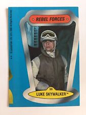 VTG STAR WARS Trading Card REBEL FORCES *Luke Skywalker* 1980