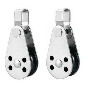 ISURE 2PcBoat 316 Stainless Steel 25mm Wheel Removable Pulley Block Accessories  - Picture 1 of 4