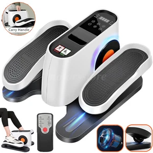 Under Desk Elliptical Machine Portable Pedal Ellipse Leg Exerciser LCD Display - Picture 1 of 13