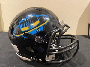 Riddell Speed Revolution Blue Full Size Football Helmet Youth USED FREE SHIP - Picture 1 of 12