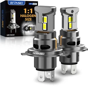 2x H4 HS1 LED Headlight Bulbs 70W Bright For Suzuki VS1400GL Intruder 1987-2004 - Picture 1 of 10