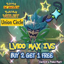 ✨SHINY OGERPON PERFECT IVS WITH SHINY CHARM NEW POKEMON TEAL MASK DLC RELEASE ✨