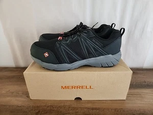 Merrell Fullbench Superlite CSA Mens 11.5 Wide Work Shoe Safety Alloy Toe Black - Picture 1 of 15