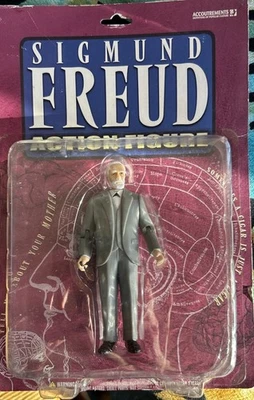Sigmund Freud Action Figure 5" Item #10884 New Y2K Psychotherapy Psychology  - Image 1 of 4